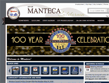 Tablet Screenshot of ci.manteca.ca.us